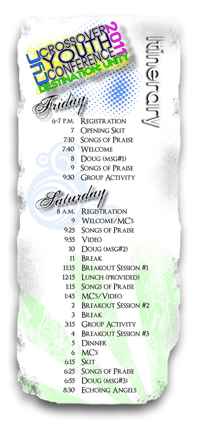 2011 Itinerary copy torn